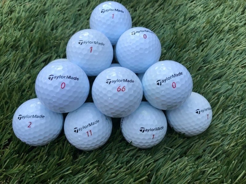 100 TAYLORMADE Mix WHITE Near Mint Used Golf Balls AAAA