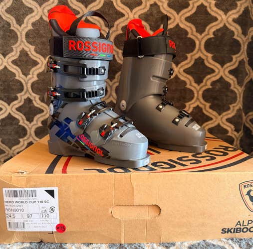 2026 Rossignol Hero World Cup 110 SC Adult Ski Boots-24.5 Flex-110