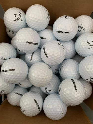 50 CALLAWAY REVA WHITE Near Mint to Mint Used Golf Balls AAAA-AAAAA