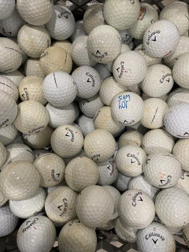 200 CALLAWAY CHROME SOFT Used Golf Balls AA