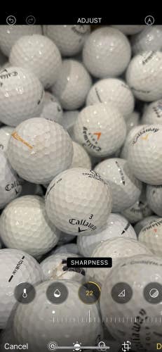 100 CALLAWAY Mix WHITE Used Golf Balls AAA