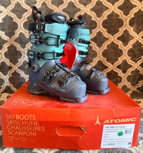 Brand New! Atomic Hawx Prime XTD 115 W GW Ski Boots Size 22.5 Flex-115