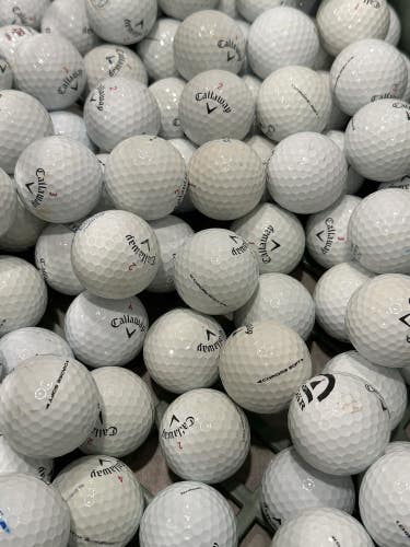 100 CALLAWAY CHROME SOFT Used Golf Balls AAA