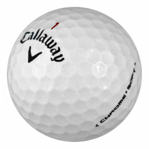50 CALLAWAY CHROME SOFT Used Golf Balls AAA