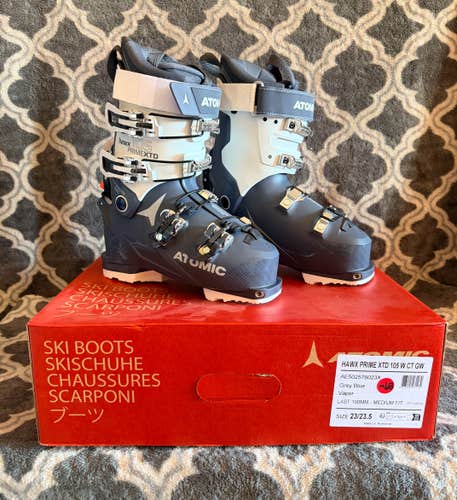 Brand New! Atomic Hawx Prime XTD 105 W CT GW Ski Boots Size 23.5 Flex-105