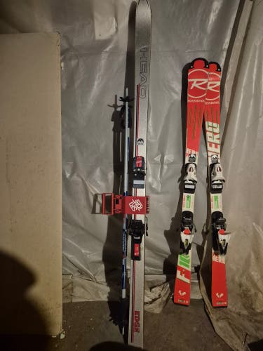 Unisex 1990 HEAD Cross Country Skis With Bindings (Used)