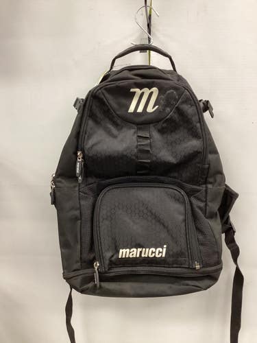 Used Marucci BASEBALL BACKPACK BB/SB Player Backpack Black 11851-S000053891