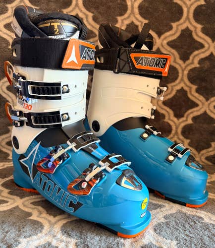 Brand New-Atomic Hawx Magna 130 Ski Boots Black Size-28.5
