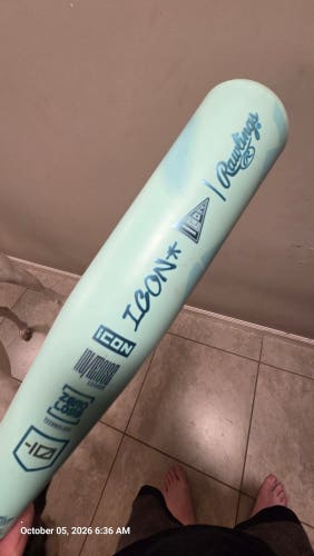 2026 Rawlings Icon Composite USABat Certified Bat (-10) 17 oz 27" (Used)