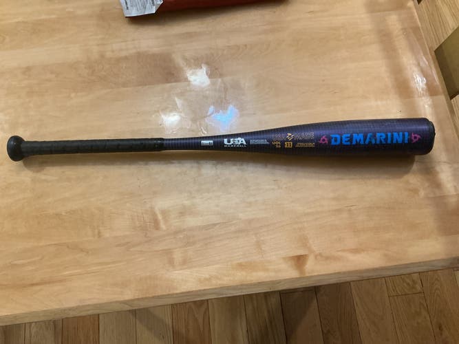 2025 DeMarini Voodoo One Alloy USABat Certified Bat (-11) 18 oz 29" (Used)
