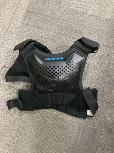 Used Warrior EVO RISE Lacrosse Shoulder Pads Black LG 11614-S000245764