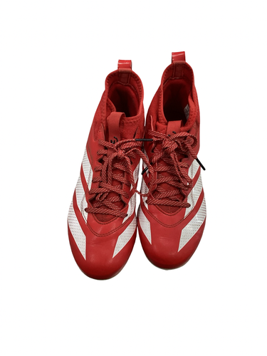 Used Adidas ADIZERO MAHOMES Adult FB Cleats Red Senior 6 11613-S000191681