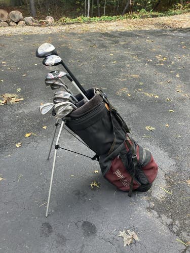 Mens Complete Golf Club Set & Ping Bag, mostly Callaway & Wilson