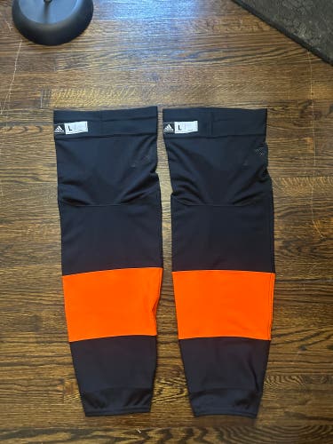 Flyers Pro Stock Third Jersey Adidas Socks Large (New)