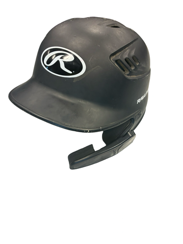 Used Rawlings BATTING HELMET Batting Helmet w/Mask Black MD 11682-S000140620