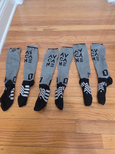 3 pair Aycane cut-resistsnt Medium Skate Socks (Used)