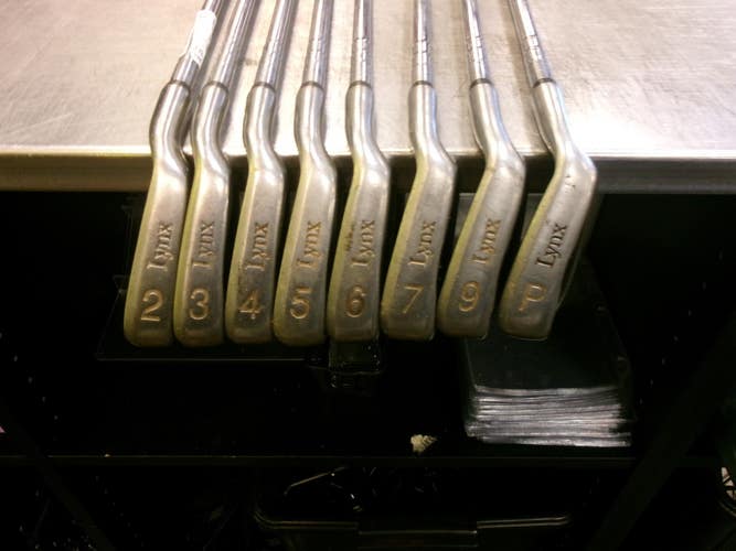 Used Lynx BLACK CAT Mens Iron Set RH 2I-9I 11339-S000207835