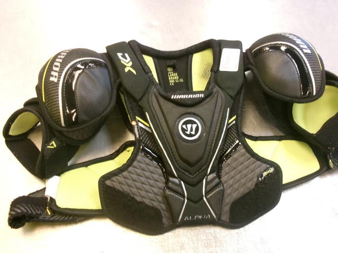 Used Warrior ALPHA Junior Shoulder Pads LG 11339-S000207825