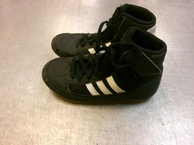Used Adidas Wrestling Shoes Black Youth 13.0 11339-S000207796