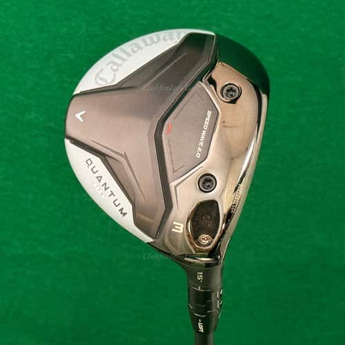 Callaway Quantum Max 15 Fairway 3 Wood Cypher Fifty 6.0 Graphite Stiff w/HC