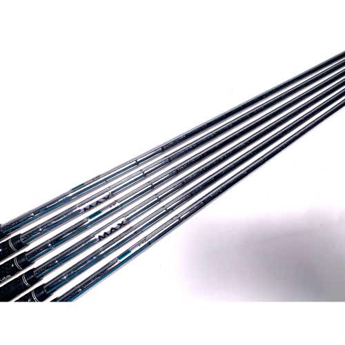 KBS Max 90g Stiff Steel Iron Set 6 Shafts 34.75''-37.50''- Pull 0.37