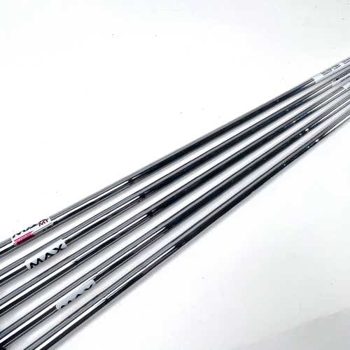 KBS Max MT 85g Regular Steel Iron Set of 5 Shafts 34.75''-37.25''- Pull 0.370