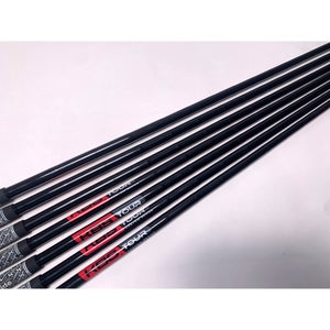 KBS Tour Black Custom Series Stiff Iron Set of 7 Shafts 34.50''-37.25''- 0.355