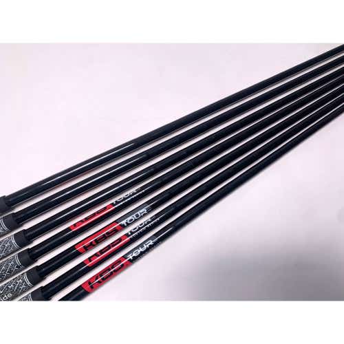 KBS Tour Black Custom Series Stiff Iron Set of 7 Shafts 34.50''-37.25''- 0.355