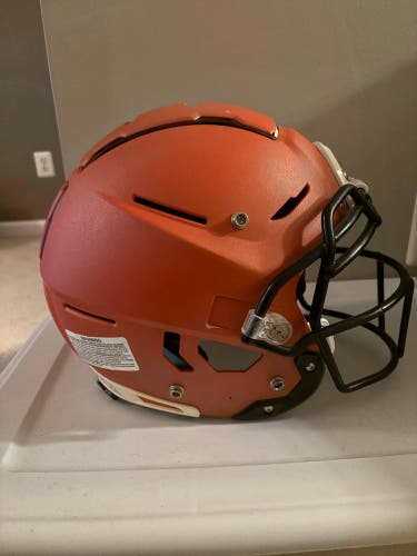 Orange Adult Medium Schutt F7 VTD Helmet (Used)