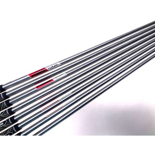 KBS Tour C-Taper Lite 110g Stiff Steel Iron Set of 8 Shafts 34''-37''- Pull .355