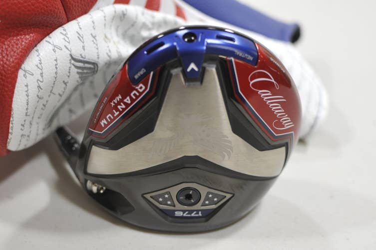 Callaway Quantum Max USA 250 9 Driver Stiff Flex RH Denali 1776 6.0 60g #229118