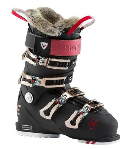 Mondo 23.5 Women's Rossignol All Mountain Pure Pro Heat Ski Boots Medium Flex (New) (SY3052)