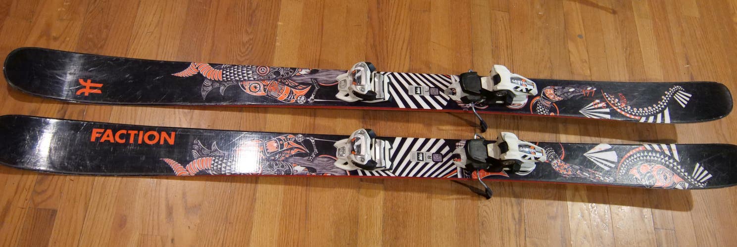 Unisex Park 177 cm Faction Prodigy 2 Skis With Bindings Max Din 12 (Used)