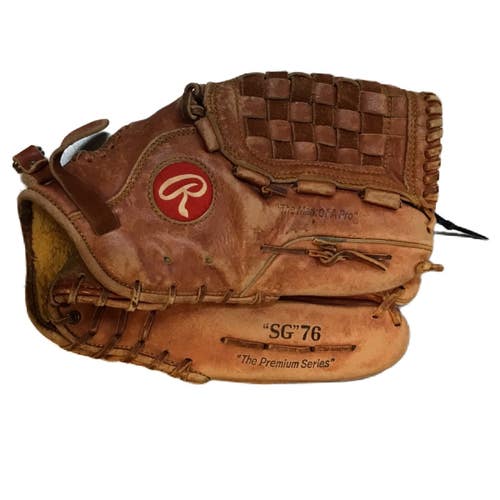 Used Rawlings SG76 Baseball Glove RH Throw Brown 12 1/2" 11730-S000074777