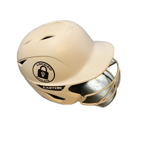Used Easton GHOST Batting Helmet w/Mask White M/L 11730-S000074875