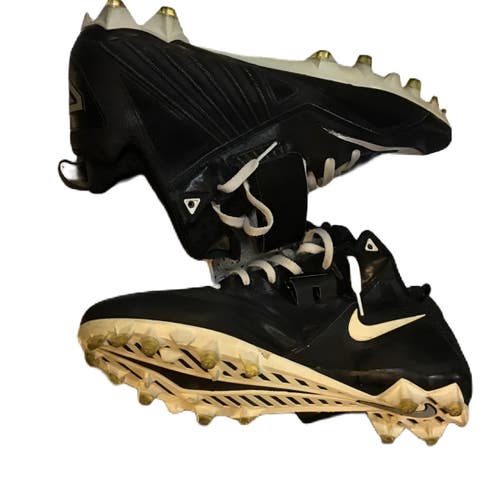 Used Nike 643195-014 Adult FB Cleats Black Senior 13 11730-S000074357