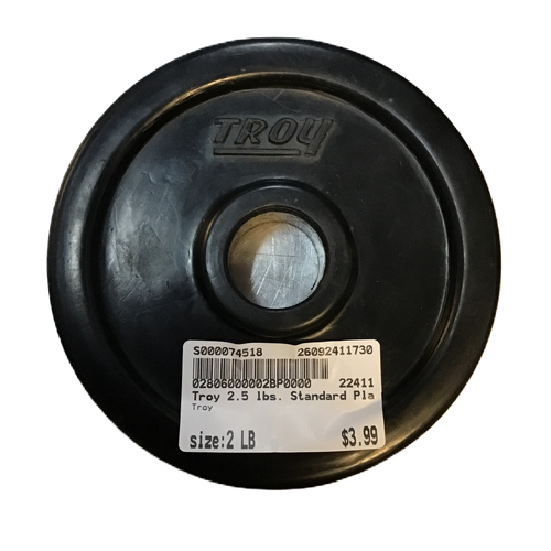 Used Troy Standard Plate (Each) 2 lb 11730-S000074518