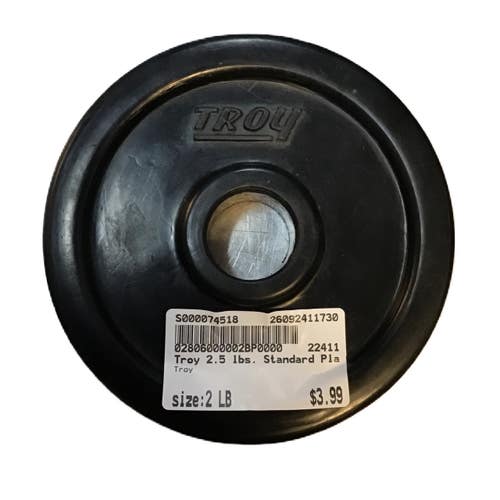 Used Troy Standard Plate (Each) 2.5 lb 11730-S000074572