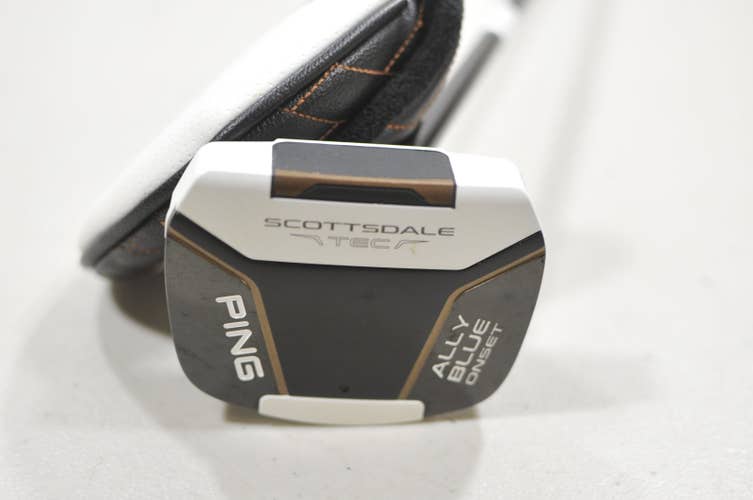 Ping Scottsdale TEC Ally Blue Onset 34" Putter Straight Steel with Cover #229180
