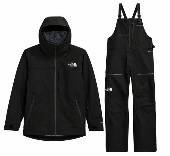 The North Face Jacket and Bib Package - Size Medium
