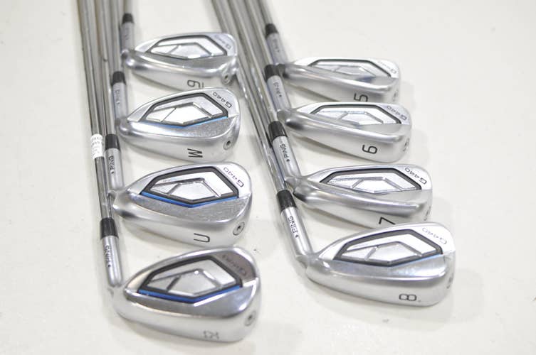 Ping G440 5-W,UW,52 Iron Set Stiff Flex Black Dot Right AWT 3.0 Steel #228658