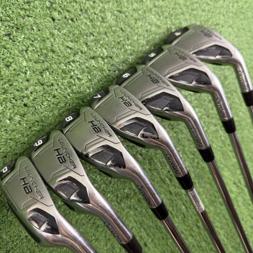 Cleveland Launcher HB Turbo Hybrid Iron Set 4-PW Dynamic Gold 98 S300 Stiff Flex