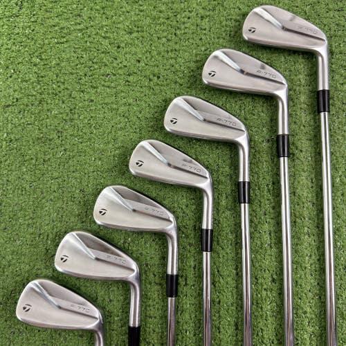 Taylormade P770 2020 Forged Iron Set 4-PW Project X LZ 6.0 Stiff Flex 120g Steel
