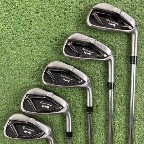Taylormade M4 2021 Iron Set 6-PW KBS Max Stiff Flex 85g Steel Right Handed