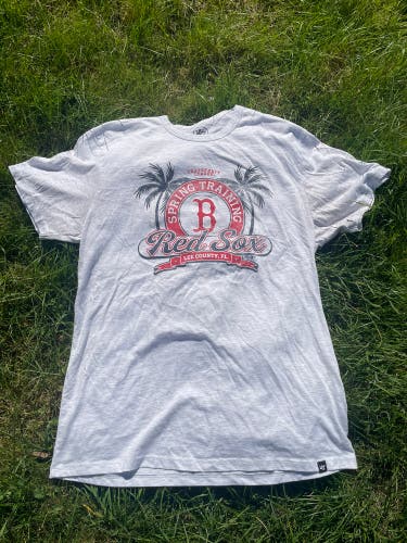 Gray Boston Red Sox spring training Large Men's 47 Brand Shirt (Used)