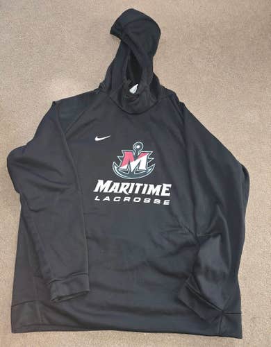 SUNY Maritime College Privateers Lacrosse Nike Team Issued Hoodie XL