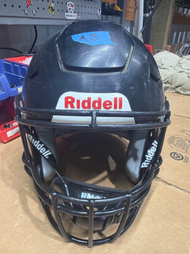 USED RIDDELL FLEX YOUTH HELMET - LARGE - BLACK