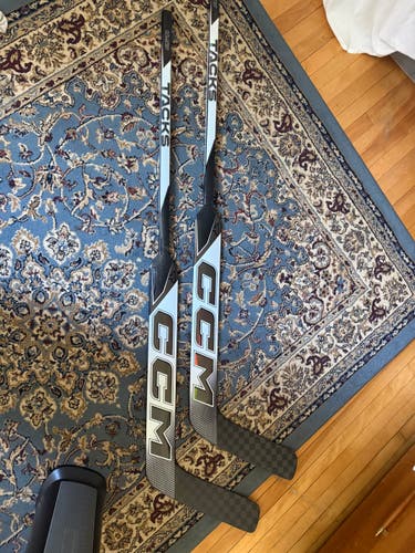 (2) Brand New CCM Tacks Goalie Sticks 25’