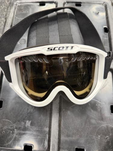 Used Scott Snow Goggles Adult White 11849-S000045178
