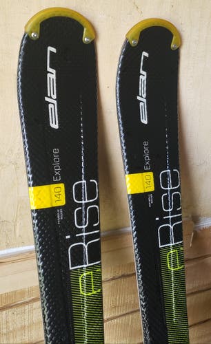 140cm Adult SKIS Elan Explore 76 e-Rise w/ELAN ESP10 BINDINGS *USED* CLEANED